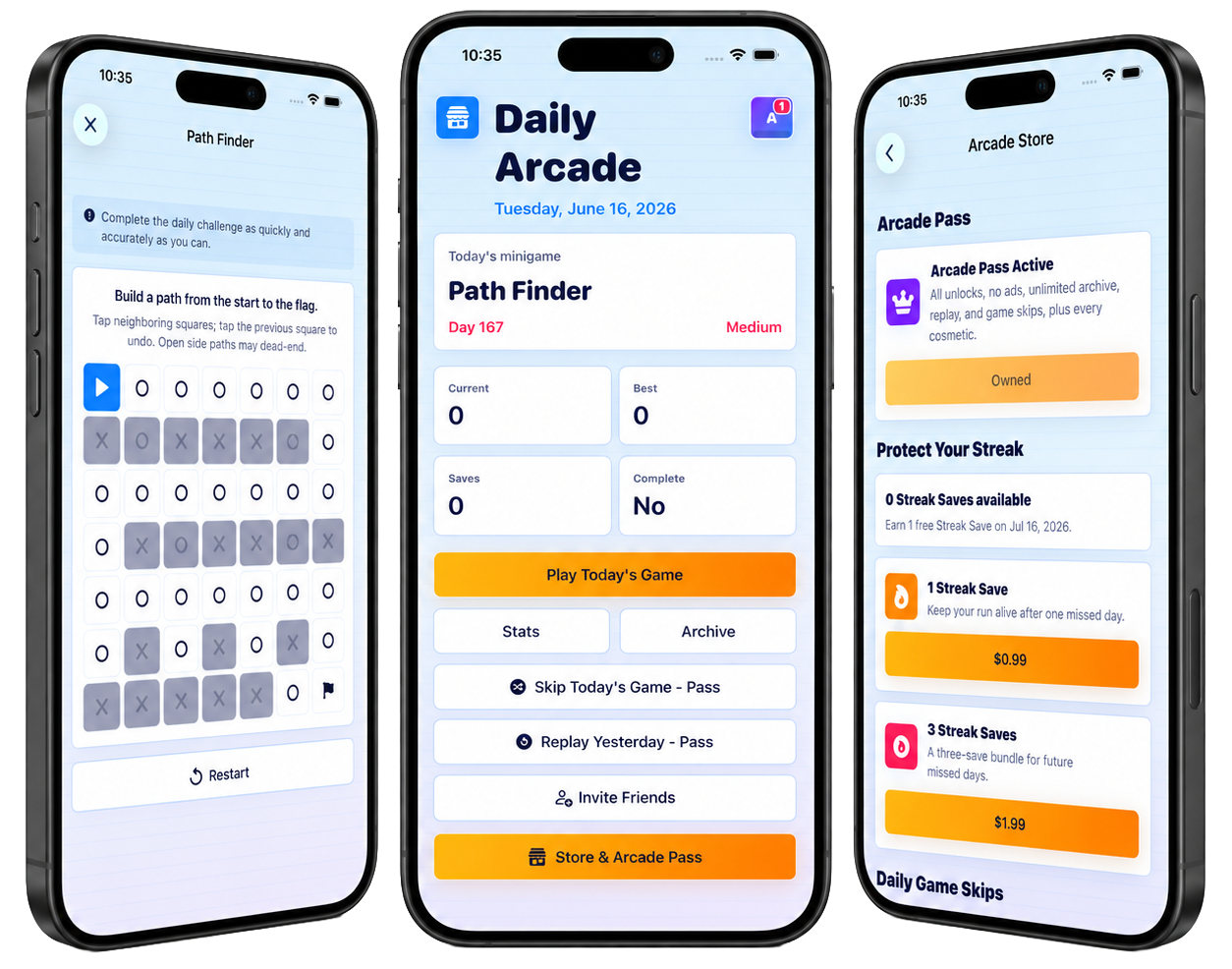everyday arcade ios and android app development