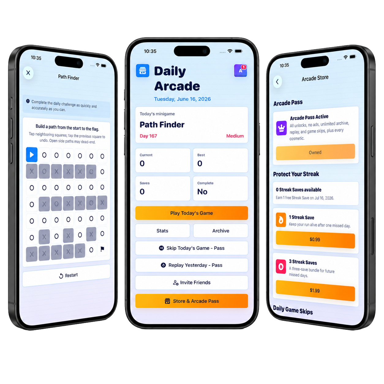 everyday arcade ios and android app development