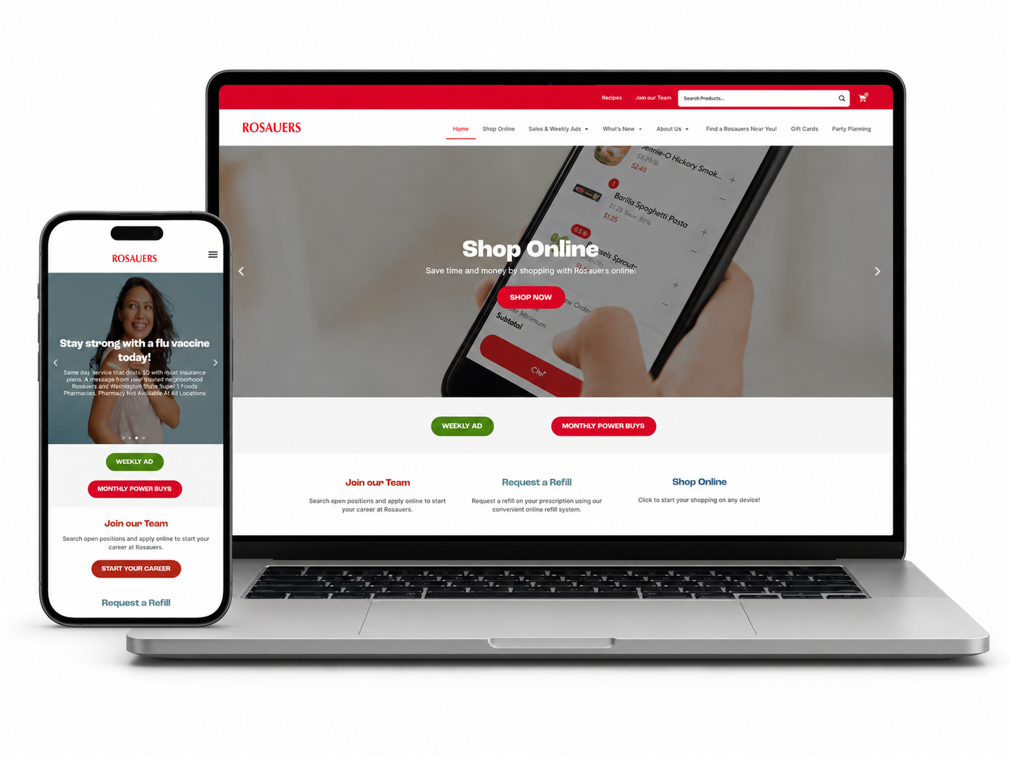 rosauers.com website